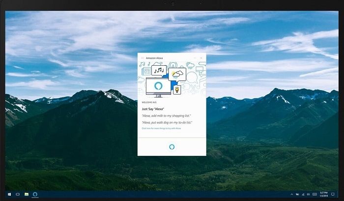 亞馬遜為Windows 10設備開發(fā)UWP版Alexa應用程序