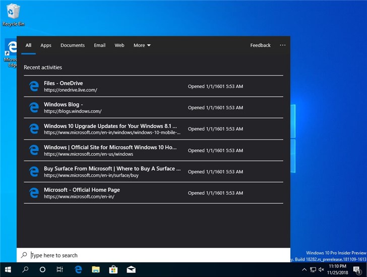 Windows 10 19H1新媒體控制和獨立搜索界面曝光