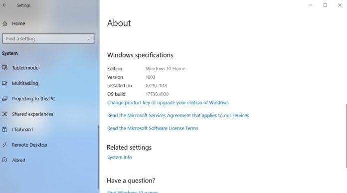 Windows 10 October 2018 Update有望于10月發(fā)布