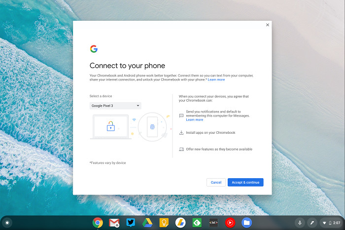 Chrome OS 71正式發布，帶來更好Android協作功能