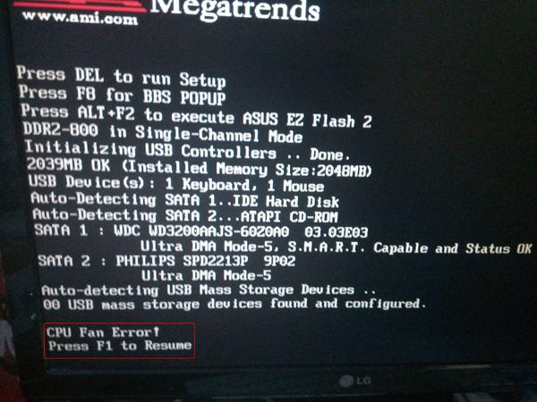 教你電腦開機出現(xiàn)“CPU Fan Error”的解決方法